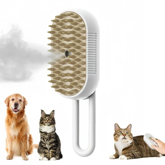 Less pet hair in your home FurClean™ Steam Brush